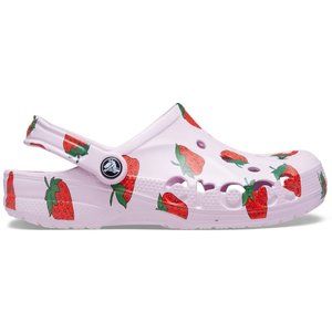 Crocs Strawberry Pink Clogs Womens 11 Mens 9 slip on shoes new with tags